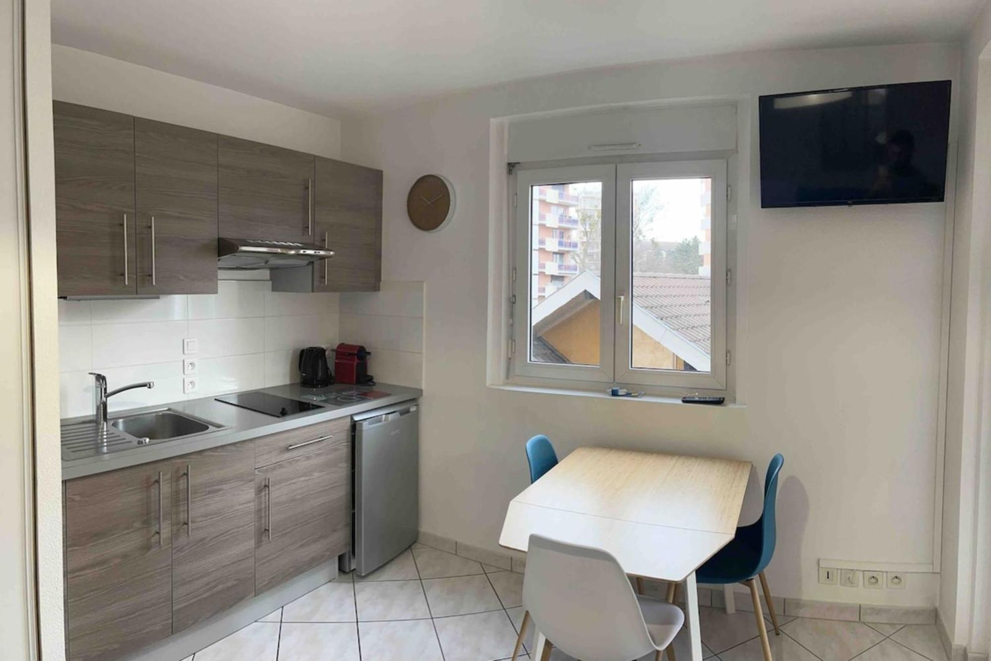 Ferienwohnung Le Rialto Cozy T2 Avec Parking Annecy Exterior foto